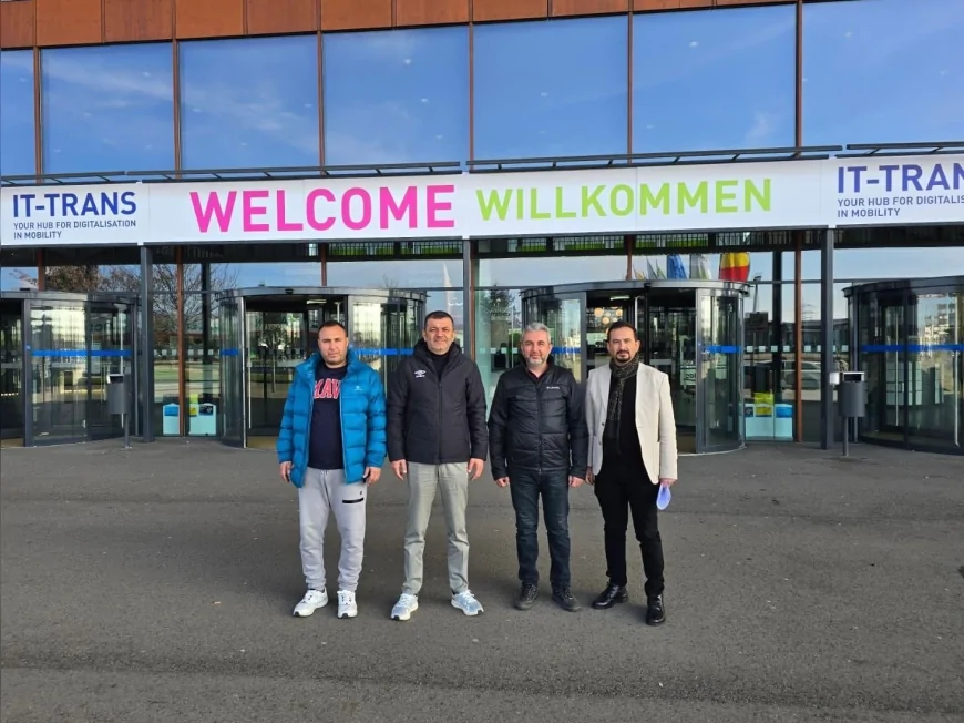 Denizli Büyükşehir Belediye Başkanı Bülent Nuri Çavuşoğlu Almanya’daki IT-TRANS Fuarı’nda toplu taşımanın dijital geleceğini inceledi