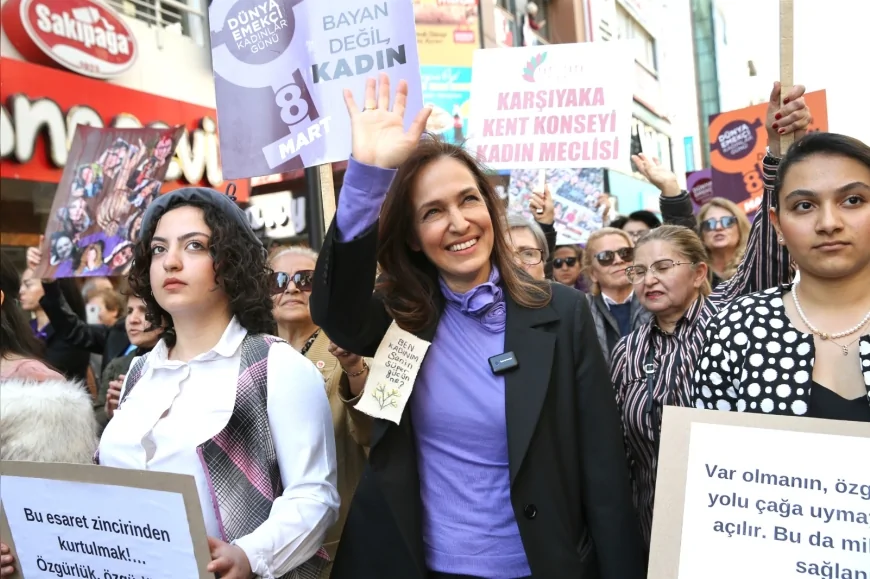 KARŞIYAKA BELEDİYE BAŞKANI YILDIZ ÜNSAL: “EŞİT, ADİL VE ÖZGÜR BİR GELECEK İÇİN OMUZ OMUZA VERECEĞİZ”