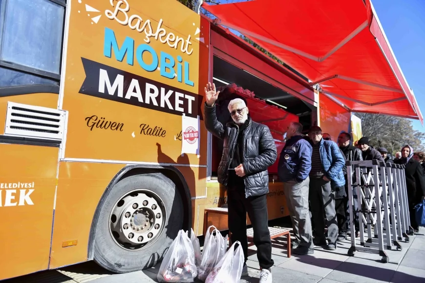ANKARA’DA BAŞKENT MOBİL MARKETLER 6 İLÇEDE YÜZDE 100 YERLİ BESİ ET SATIŞINA BAŞLADI