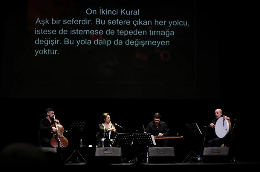 Bursa’da ‘Şems’in 40 Kuralı’ Tasavvuf Dinletisi Ney Tınısı ve Sema Gösterisiyle Sahnelendi