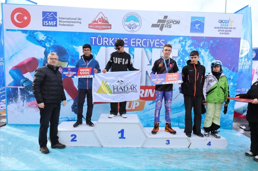 KAYSERİ ERCİYES’TE ULUSLARARASI DAĞ KAYAĞI YARIŞLARI TAMAMLANDI