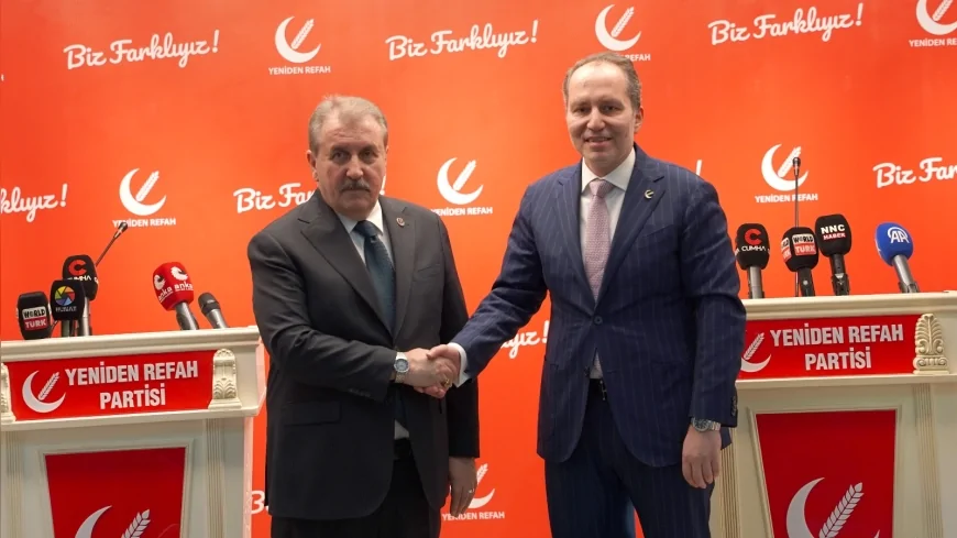 BBP ile Yeniden Refah liderleri ortak açıklama yaptı: İran saldırıları kınandı, emekli ikramiyesi için 10 bin lira vurgusu öne çıktı