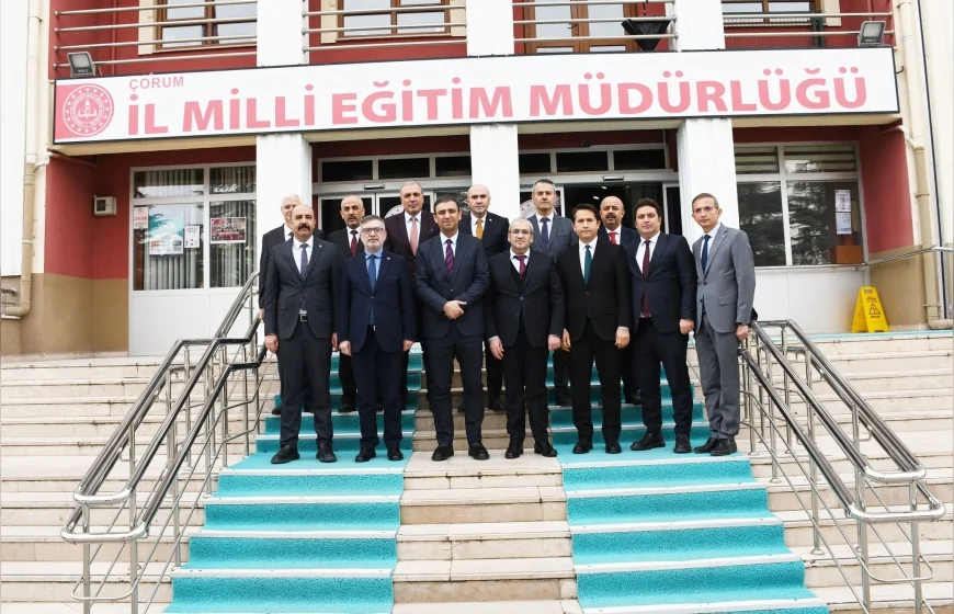 MEB Ölçme Değerlendirme Genel Müdürü Dr. Erdal Kılınç Çorum’da Türkiye Yüzyılı Maarif Modeli’ni Değerlendirdi