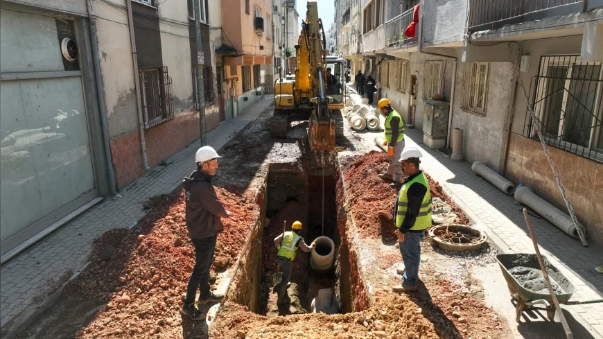 Bursa Büyükşehir Belediyesi Gürsu’da 4 mahallede yağmur suyu ve kanalizasyon altyapısını güçlendiriyor