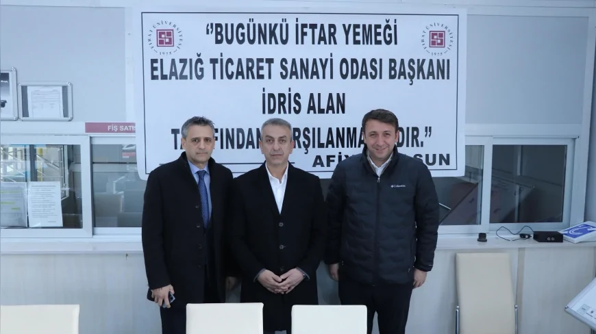 Elazığ Ticaret ve Sanayi Odası Fırat Üniversitesi Öğrencileri İçin Geleneksel İftar Programı Düzenledi