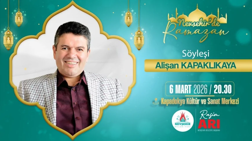 NEVŞEHİR BELEDİYESİ RAMAZAN ETKİNLİKLERİNDE EĞİTİMCİ ALİŞAN KAPAKLIKAYA’YI VATANDAŞLARLA BULUŞTURUYOR