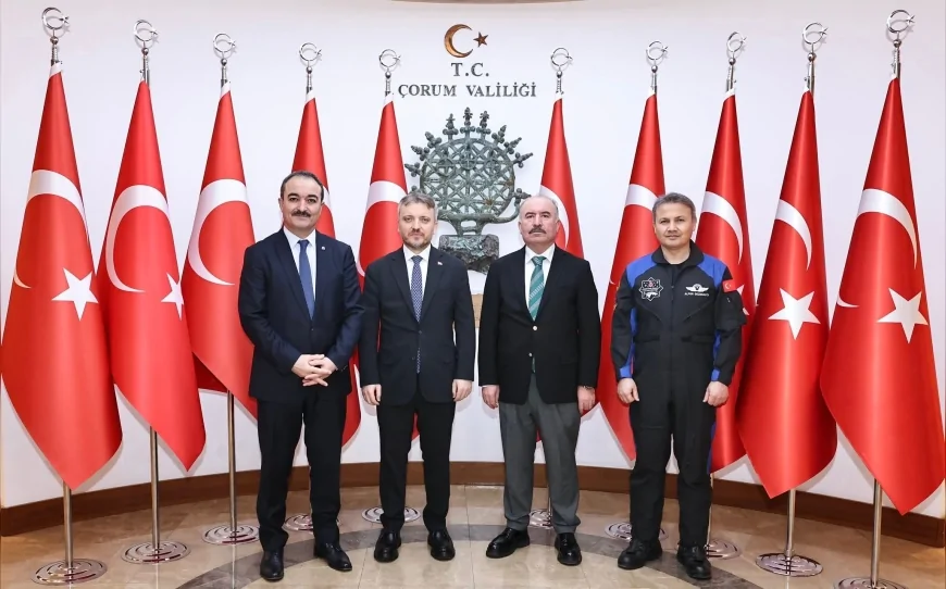 Sanayi ve Teknoloji Bakan Yardımcısı Zekeriya Coştu’dan Çorum Valisi Ali Çalgan’a Ziyaret