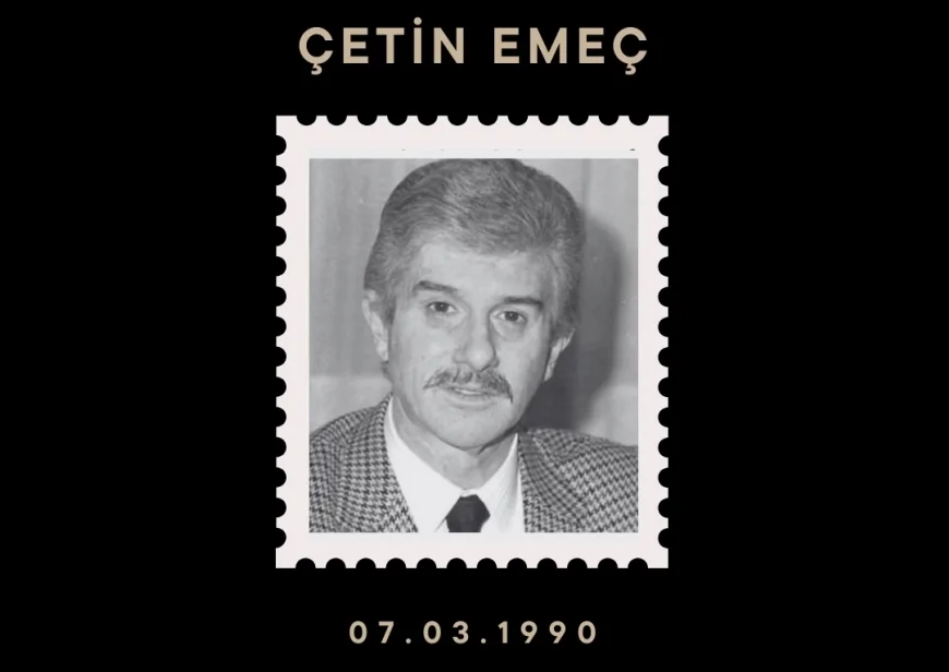 Türk Basınının Öncülerinden Gazeteci Çetin Emeç Ölümünün 36. Yılında Saygıyla Anılıyor