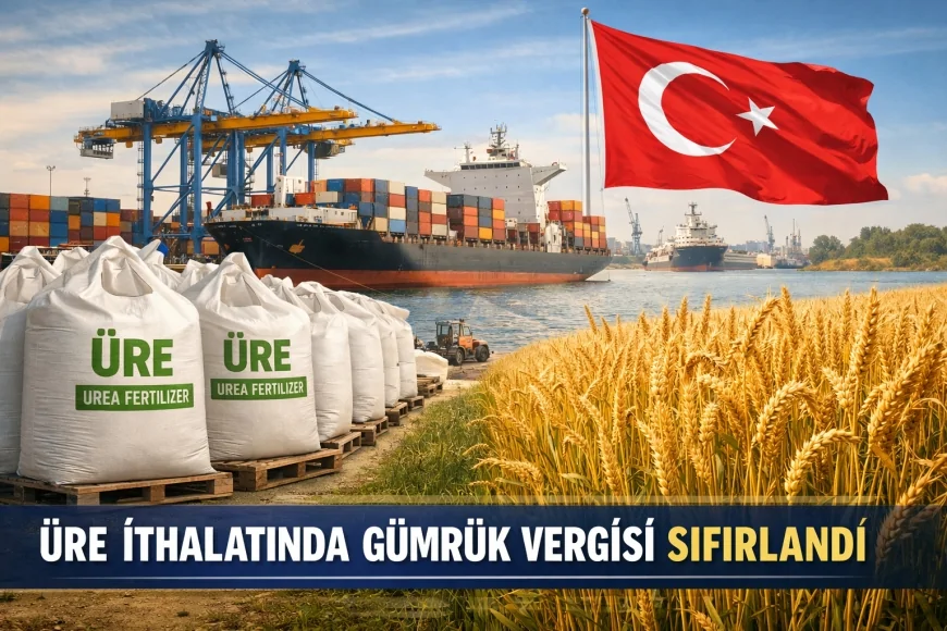 Ticaret Bakanlığı Gübre Üretiminin Ana Hammaddesi Üre İthalatında Gümrük Vergisini Sıfırladı
