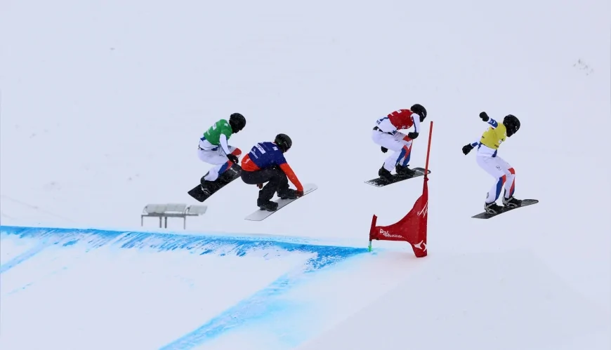 Palandöken Kayak Merkezi’nde FIS SBX Snowboard Cross Dünya Kupası Heyecanı Başladı