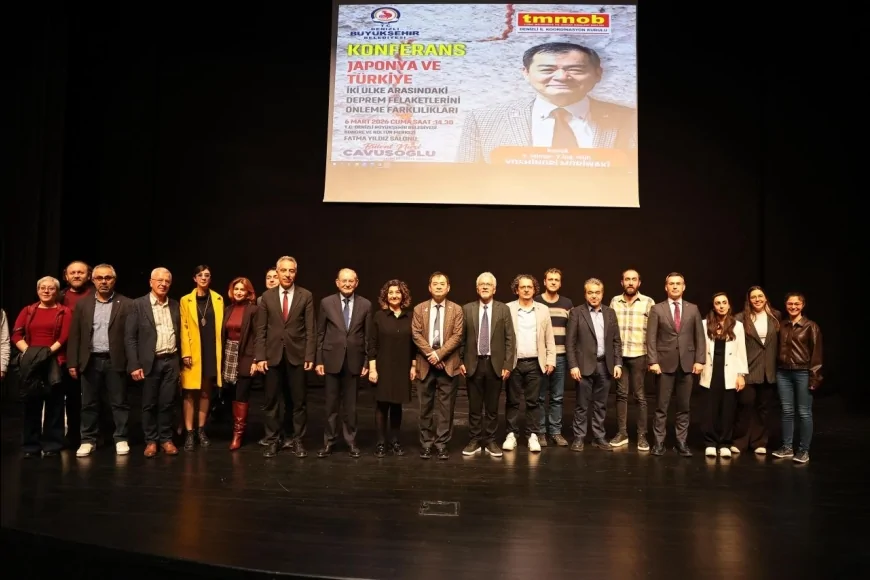 DENİZLİ BÜYÜKŞEHİR BELEDİYESİ DEPREM HAFTASI’NDA JAPON UZMAN MORIWAKI İLE AFET BİLİNCİNİ MASAYA YATIRDI