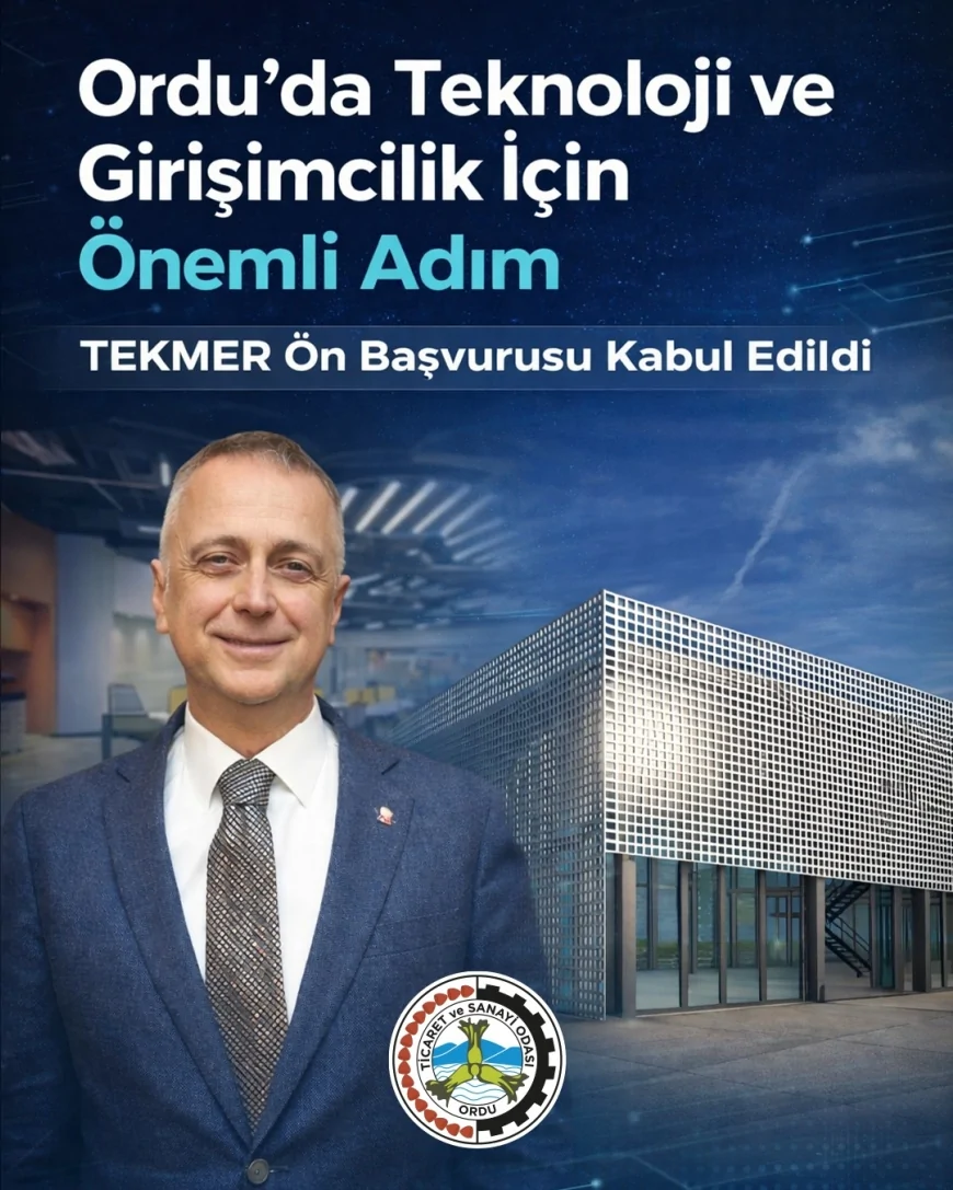 Ordu Ticaret ve Sanayi Odası Başkanı Adil Levent Karlıbel: “Ordu’nun geleceğinde teknoloji ve girişimcilik olacak”
