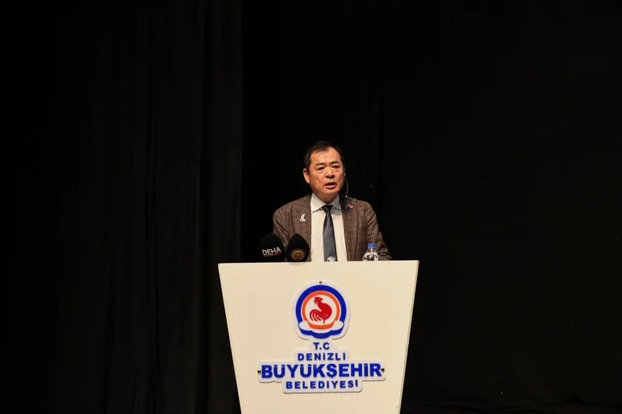 DENİZLİ BÜYÜKŞEHİR BELEDİYESİ’NDEN DEPREM FARKINDALIK SEMİNERİ JAPON UZMAN MORIWAKI AFET YÖNETİMİNDEKİ FARKLARI ANLATTI