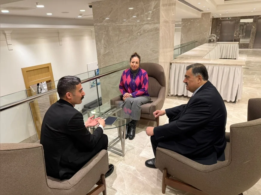 Bürokratlar ve Diplomatlar Birliği Derneği Genel Başkanı Yunus Şahin, Rıfat Sait ile Ankara’da diplomasi seminerleri ve ortak projeleri görüştü