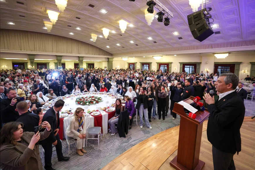 CHP Genel Başkanı Özgür Özel: “İş bulamadığımız ya da evde çalışmak zorunda olan ev kadınlarına emeklilik hakkı getireceğiz”