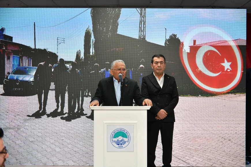 KAYSERİ BÜYÜKŞEHİR BELEDİYE BAŞKANI DR. MEMDUH BÜYÜKKILIÇ: “ÜRETENİN HİZMETKÂRIYIZ”