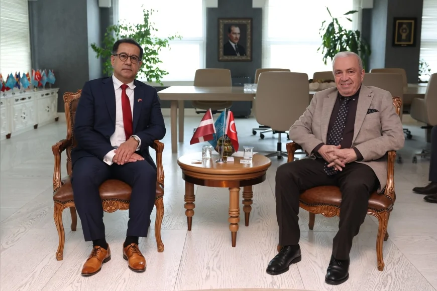 Letonya Cumhuriyeti Büyükelçisi Bahtijors Hasans Nilüfer Belediyesi’ni ziyaret etti iş birliği ve kadın temsili vurgulandı