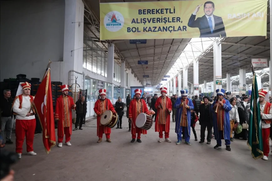 NEVŞEHİR PAZARYERİNDE MEHTER MARŞLARI EŞLİĞİNDE RAMAZAN COŞKUSU YAŞANDI!