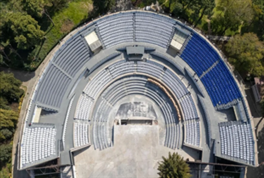 İzmir Büyükşehir Belediyesi Kültürpark Atatürk Açık Hava Tiyatrosu’nda Kapsamlı Yenileme Çalışması Başlattı