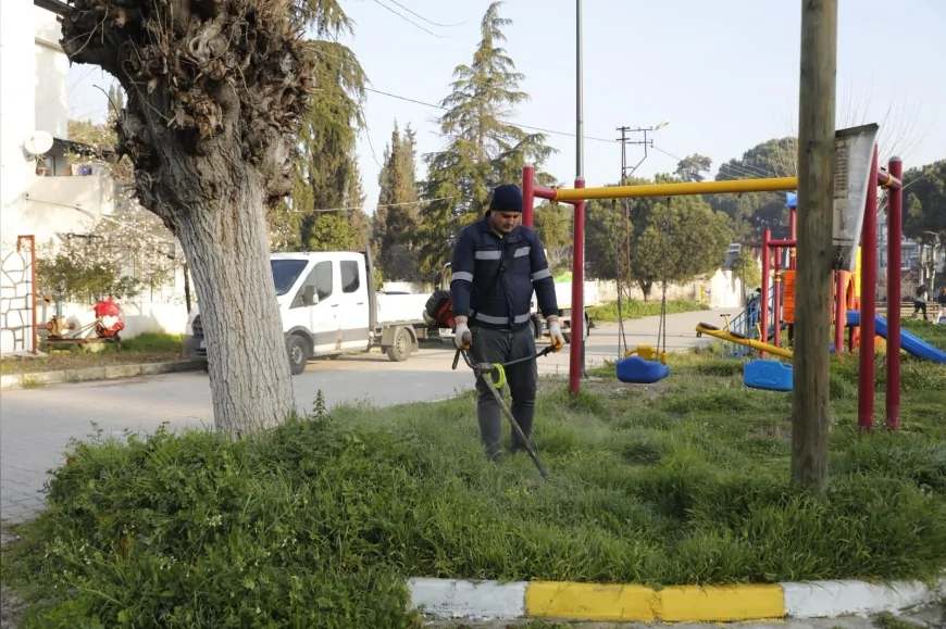 Aydın Büyükşehir Belediye Başkanı Özlem Çerçioğlu Koçarlı’da Yeşil Alan Düzenleme Çalışmalarının Sürdüğünü Açıkladı