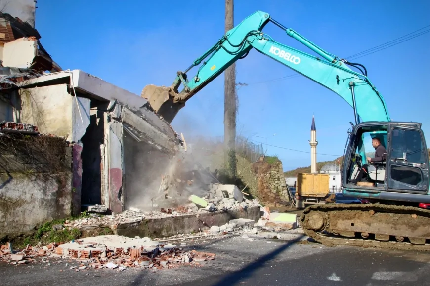 Giresun Belediyesi Aksu Kavşağı Düzenleme Çalışmaları İçin İlk Adımı Attı