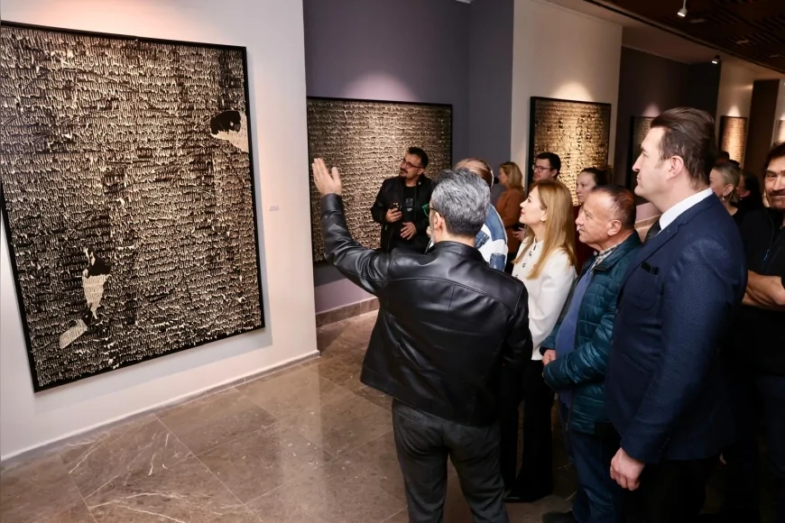 ODUNPAZARI BELEDİYESİ ÇAĞDAŞ SANATLAR GALERİSİ’NDE “SIRNAME” SERGİSİ SANATSEVERLERLE BULUŞTU