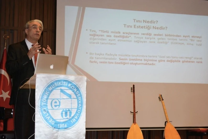 EÜ Devlet Türk Musikisi Konservatuvarında “Bağlama İcrasında Tını Estetiğini Belirleyen Unsurlar” Etkinliği Düzenlendi