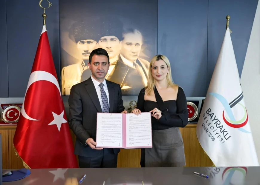 Bayraklı Belediyesi ile Pi Gençlik Derneği Gençlerin Uluslararası Projelere Katılımı İçin İş Birliği Protokolü İmzaladı