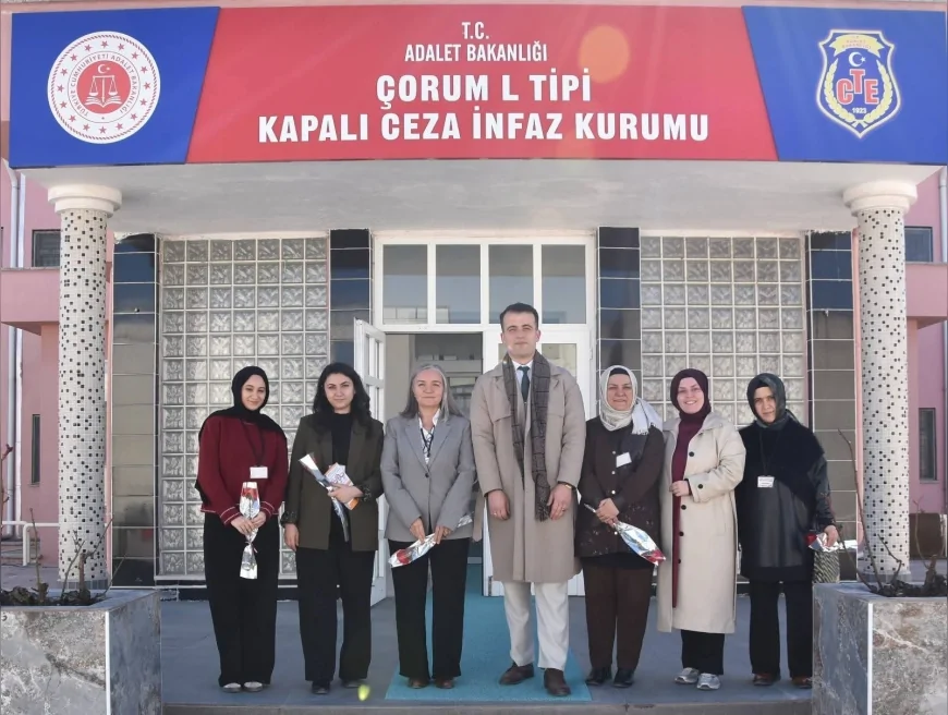 ÇORUM L TİPİ CEZA İNFAZ KURUMU’NDA 8 MART’TA KADIN HÜKÜMLÜLERE YÖNELİK FARKINDALIK PROGRAMI DÜZENLENDİ