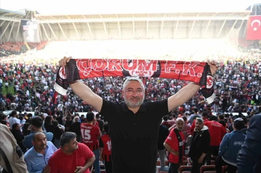 Çorum Belediye Başkanı Dr. Halil İbrahim Aşgın: “Gelin, kırmızı-siyah sevdamız için tribünleri dolduralım”