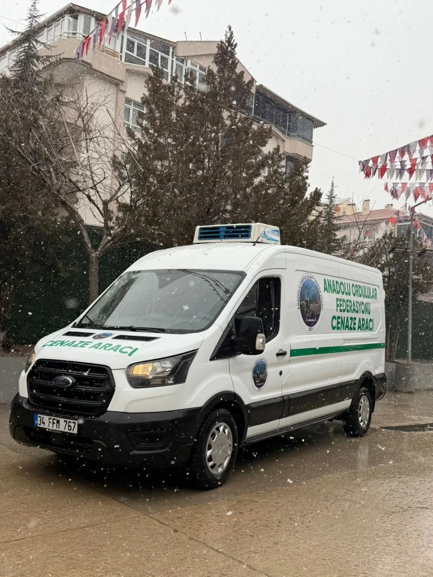 ANADOLU ORDU DERNEKLER FEDERASYONU GENEL BAŞKANI MEHMET DUMAN’DAN HEMŞEHRİLERİNE CENAZE NAKİL HİZMETİ VE KEÇİÖREN’E 600 KİŞİLİK DÜĞÜN SALONU PROJESİ