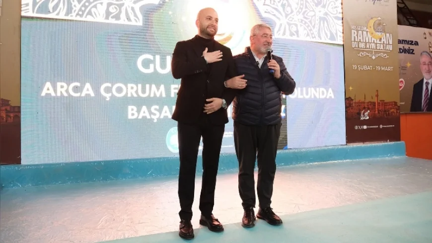 Çorum Belediyesi İftar Sofrası’nda Arca Çorum FK Rüzgarı Esti