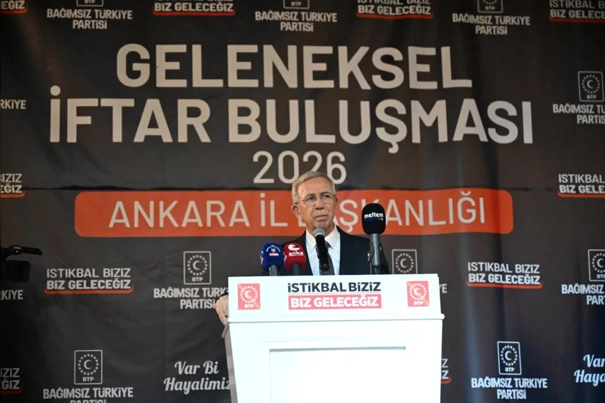 ANKARA BÜYÜKŞEHİR BELEDİYE BAŞKANI MANSUR YAVAŞ: “MUHALEFETİN YAN YANA GELMEMESİNİN ARTIK HİÇBİR MAZERETİ YOK”