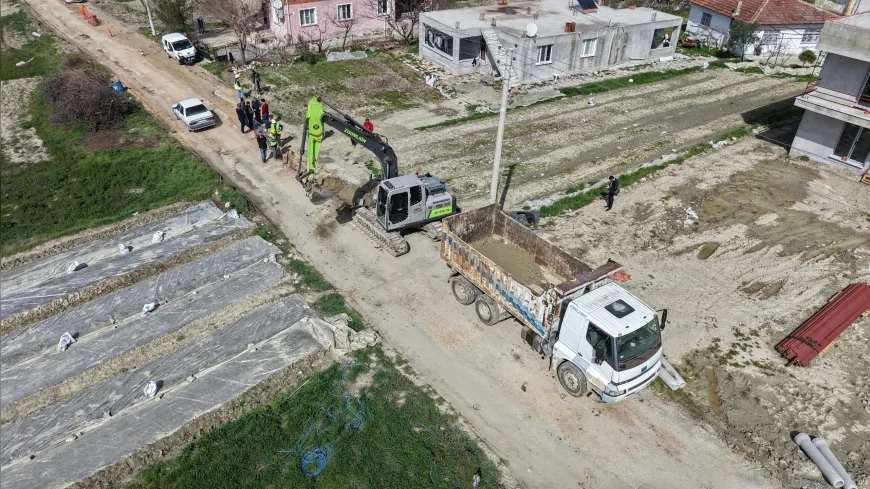 MASKİ Selendi’de Halılar ve Atatürk Mahallelerinde Altyapı Çalışması Başlattı