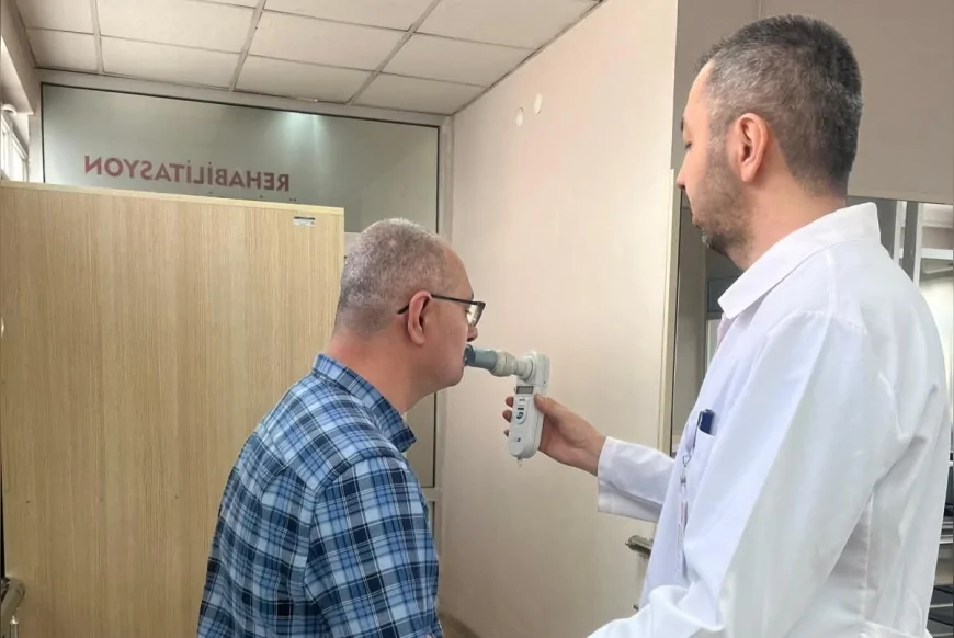 Çorum Göğüs Hastalıkları Hastanesinde Pulmoner Rehabilitasyon Hizmetleri Etkin Şekilde Sürdürülüyor