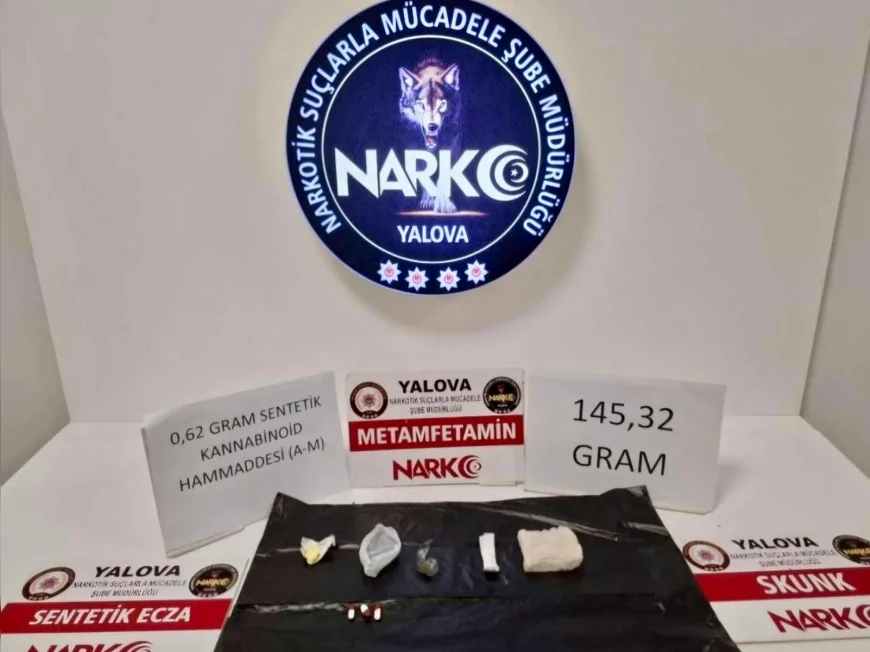 Yalova’da Uyuşturucu Sevkiyatı Yapan Şahıs Yakalandı 147 Gram Madde Ele Geçirildi