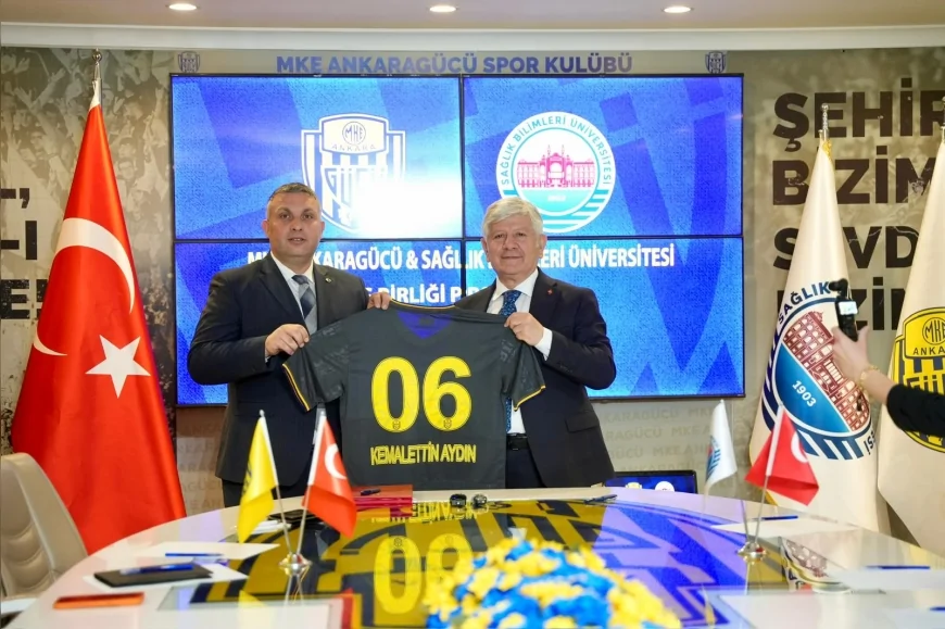 Sağlık Bilimleri Üniversitesi ile MKE Ankaragücü arasında sağlık ve eğitim odaklı iş birliği protokolü imzalandı