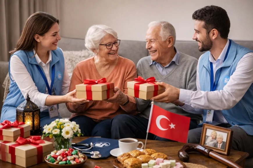 Aile ve Sosyal Hizmetler Bakanlığı’ndan “Tek Başına Değil, Çok Başına Bayram” projesiyle yaşlılara ziyaret