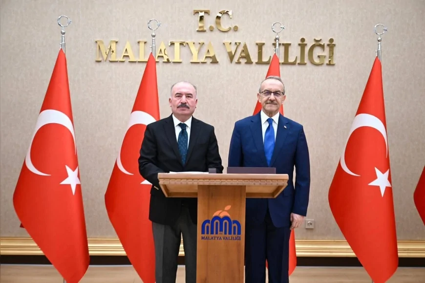 Çorum Valisi Ali Çalgan Malatya Valisi Seddar Yavuz’u Ziyaret Etti