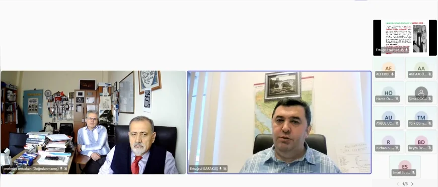 Ege Üniversitesi’nde Balkanlar’dan Çanakkale’ye uzanan milli ruh çevrimiçi söyleşide ele alındı