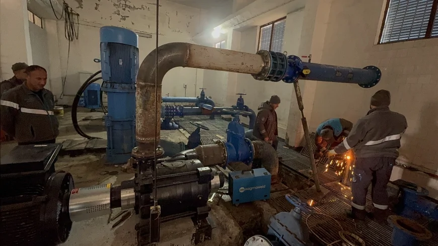 Çorum Belediyesi Eskice Pompa İstasyonu’nu Yenileyerek İçme Suyu Kapasitesini Artırdı