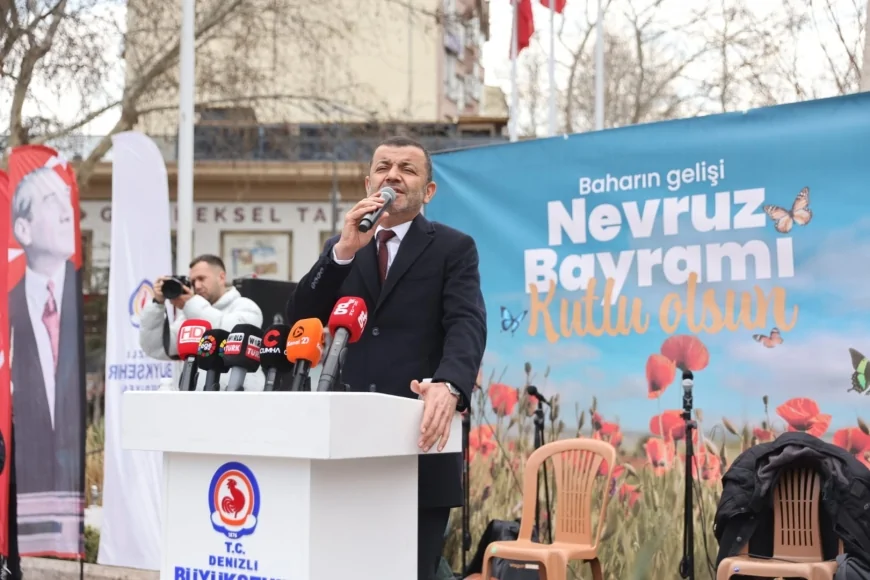 DENİZLİ BÜYÜKŞEHİR BELEDİYE BAŞKANI BÜLENT NURİ ÇAVUŞOĞLU: “NEVRUZ BİRLİĞİN VE KARDEŞLİĞİN ÖNCÜSÜDÜR”