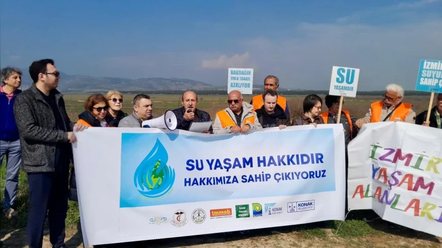 İzmir’de Meslek Odaları ve STK’lardan Dünya Su Günü Çağrısı “Su Yaşamdır, Suyumuza Sahip Çıkıyoruz”