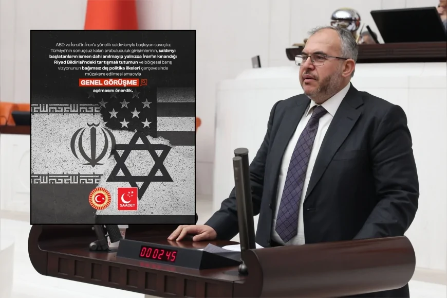 Saadet Partisi Hatay Milletvekili Doç. Dr. Necmettin Çalışkan’ın İran ve Riyad bildirisine ilişkin önergesi TBMM’de reddedildi