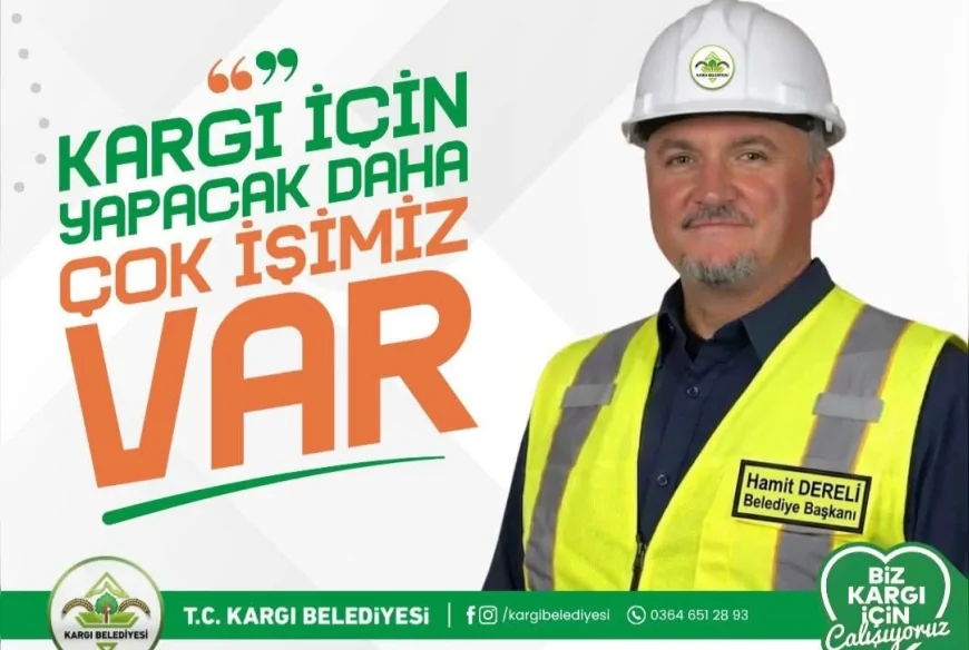 Kargı Belediye Başkanı Hamit Dereli “İki Yılda 40 Projeyi Hayata Geçirdik”