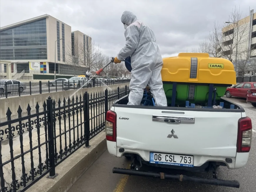 Çorum Belediyesi yaz öncesi sivrisinek ve karasineğe karşı vektörle mücadeleyi yoğunlaştırdı