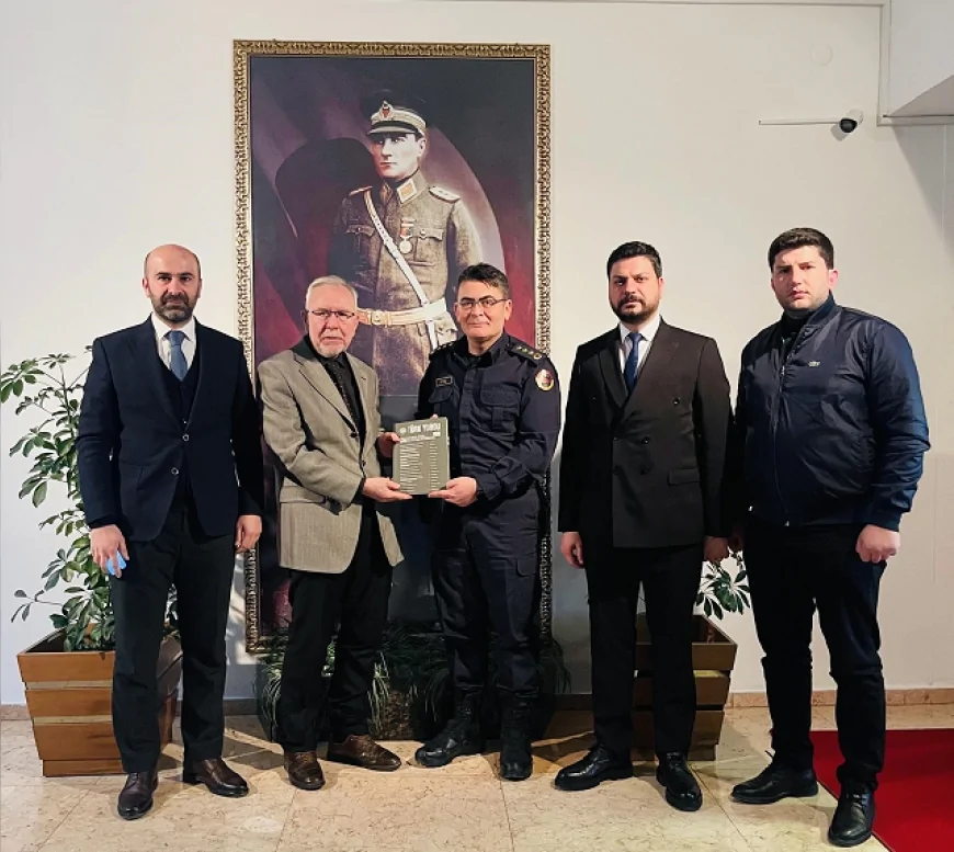 Çorum Türk Ocakları Heyeti İl Jandarma Komutanı Albay Kubilay Ayvaz’ı Ziyaret Etti