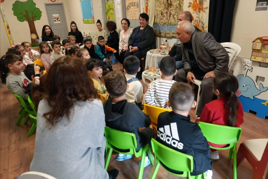 Maltepe Belediyesi kreşlerinde minikler Yaşlılara Saygı Haftası’nda büyükleriyle buluştu