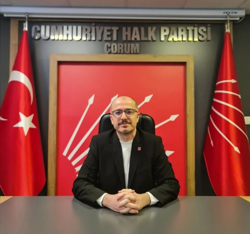 CHP Çorum İl Başkan Yardımcısı Emrah Öztürk: “Altın satışı tehlikeli ekonomi politikalarını acilen gözden geçirin”