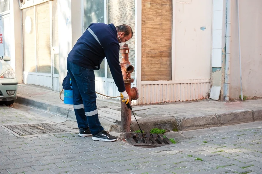 Karşıyaka Belediyesi baharla birlikte ilaçlama çalışmalarını hızlandırdı vektörle mücadele ilçe genelinde sürüyor